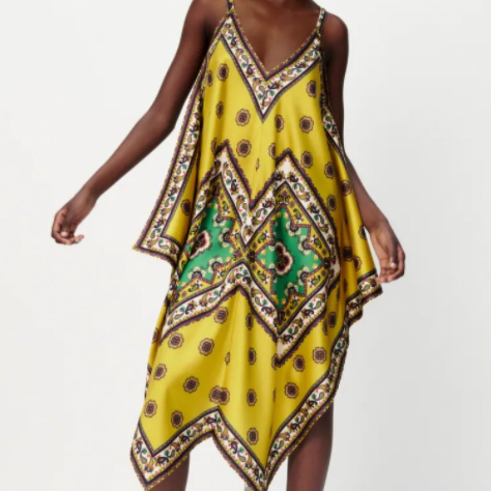 Zara  v-neck dress